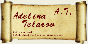 Adelina Telarov vizit kartica